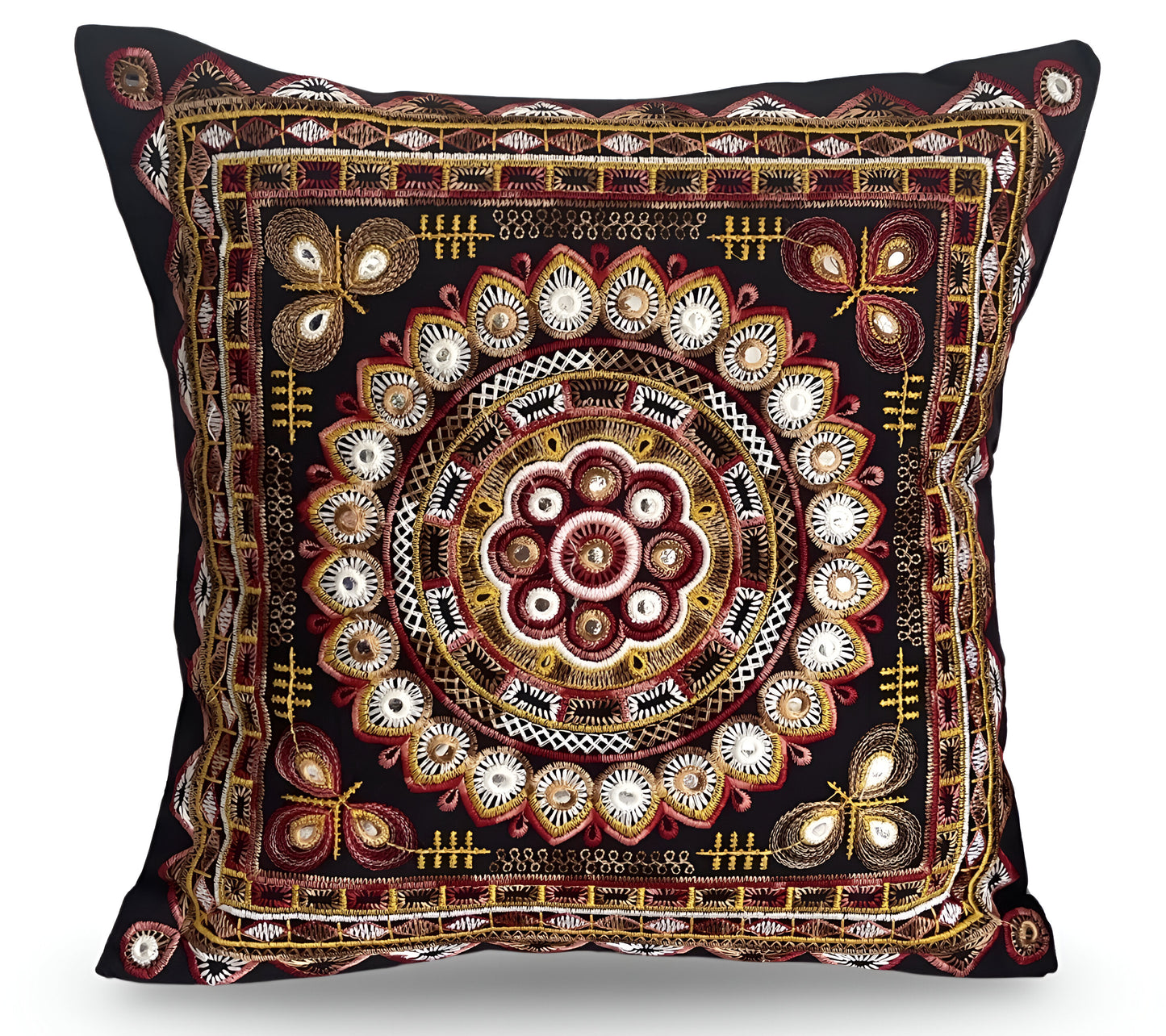 Cushion Cover Embroidery Sequin