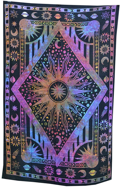 Celestial Sun Moon Wall Hanging