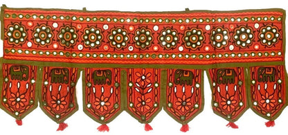 Toran Elephant Door Valance