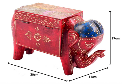 Elephant  Jewellery Treasure Box