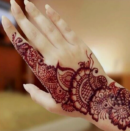 3 Red Maroon Henna